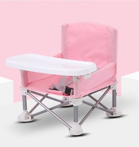 <span class=keywords><strong>Chaise</strong></span> <span class=keywords><strong>haute</strong></span> légère et portable <span class=keywords><strong>pour</strong></span> bébé avec sangles de sécurité et double plateau d'alimentation, siège de repas <span class=keywords><strong>pour</strong></span> bébé - Product Image 2