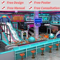 Équipement de jeux intérieur pour enfants, équipement de jeux souple, conception de terrain de jeux commercial, équipement de terrain de jeux intérieur