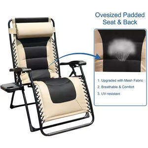 Kursi taman luar ruangan, kursi berkemah empuk, kursi tanpa gravitasi lipat pantai santai - Product Image 6