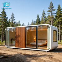 Maison de cabine Mini Apple populaire avec salle de bain chambre et toilettes construction rapide maison de conteneur Portable préfabriquée