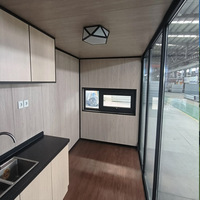 Vorgefertigte Hochwertige Maßgefertigte Mobile Bürokapsel Sandwich-Panel Wasserdicht für Außenbereich Schnelle Installation für Bürogebäude Einkaufszentrum