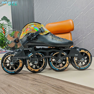 Giày trượt patin tốc độ chuyên nghiệp SeeMore, chất liệu sợi carbon, bánh xe 4 * 90mm / 100mm / 110mm - Product Image 4