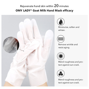 Omylady masker tangan pelembap, masker pengelupasan pemutih hydirosis untuk perawatan Jet Peel - Product Image 5