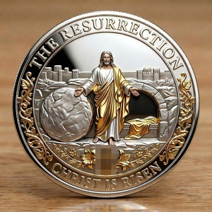 Monete Commemorative 2026 Nuove e di Tendenza per Siti Web Indipendenti: Resurrezione/Crocifissione in Ferro, Stampabili e Personalizzabili, Direttamente dalla Fabbrica - Product Image 3