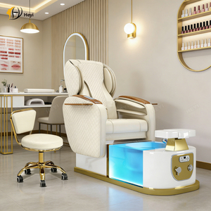 Meubles de <span class=keywords><strong>spa</strong></span> de luxe sur mesure, chaises de <span class=keywords><strong>spa</strong></span> pour les pieds, fauteuil de massage électrique pour pédicure et ensemble de table de manucure pour salon de manucure - Product Image 5