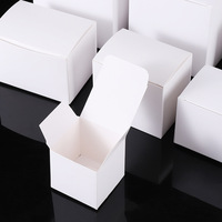 Scatola di Cartone Bianca Personalizzata Pieghevole, Confezione in Carta Bianca con Logo Personalizzato per Regali, Cosmetici e Piccoli Oggetti