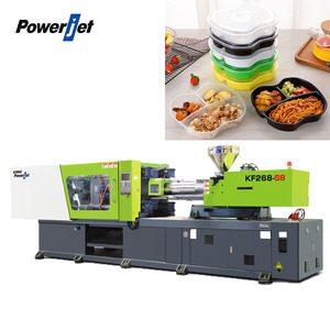 Powerjet KF268-S8 Dunne Muur Hoge Snelheid Pp Voedsel Plastic Container Doos Spuitgietmachine 268T Servo Motor - Product Image 1