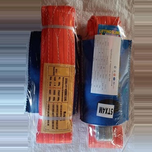 Chất Lượng Cao Tiêu Chuẩn Châu Âu 5 Tấn Công Suất Nylon Web Dây Đai Nâng 1 Năm Bảo Hành Polyester Vải Sling - Product Image 4