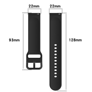 Correa de silicona para reloj inteligente <span class=keywords><strong>Xiaomi</strong></span> <span class=keywords><strong>Watch</strong></span> <span class=keywords><strong>S2</strong></span>, banda de silicona suave, transpirable y ajustable, a prueba de agua, 22mm - Product Image 6