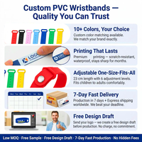 Bracelets en PVC personnalisés avec logo, échantillon gratuit, couleur exacte, pour événements d'entreprise, salons professionnels, bracelet de marque, fabricant en gros