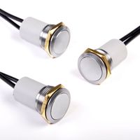 Interrupteur à bouton-poussoir coloré étanche en métal Toowei 19 mm IP67