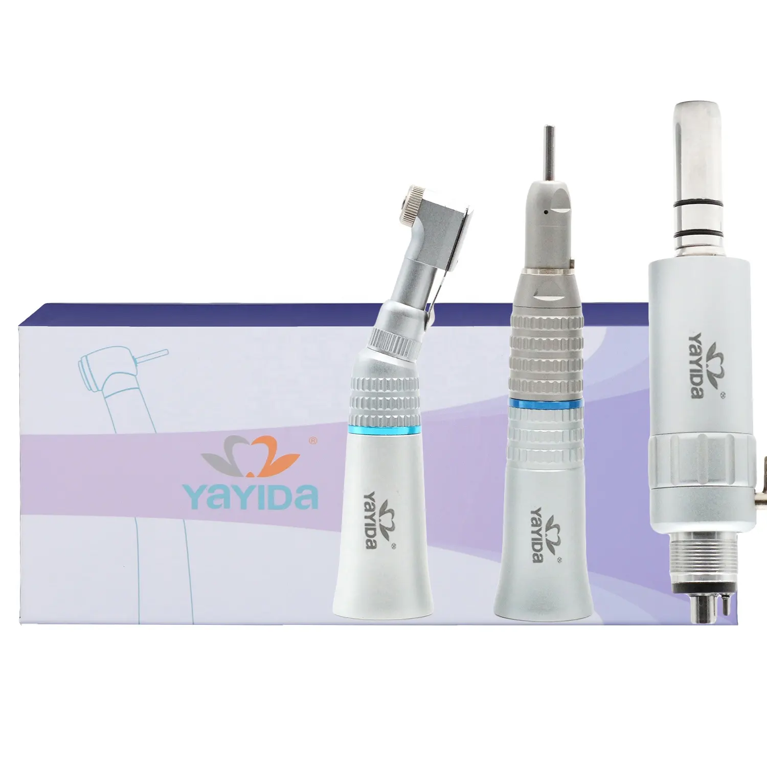 YAYIDA High Quality Surgical Handpiece Kit 1:1 Dental Air Turbine Low Speed Handpiece Set