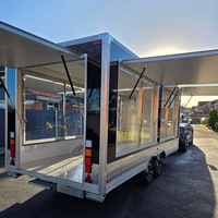 Remolque de Comida Personalizado de Acero Inoxidable, Equipo para Asar, Remolque de Comida Rápida, Cocina Móvil, Camión de Tacos, Carrito de Helados, Comida BBQ