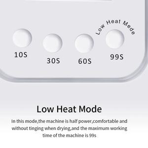 مجفف أظافر Sun x5 Plus بالأشعة فوق البنفسجية LED احترافي لجميع أنواع طلاء الأظافر مع مصباح مانيكير حساس للحركة - Product Image 3