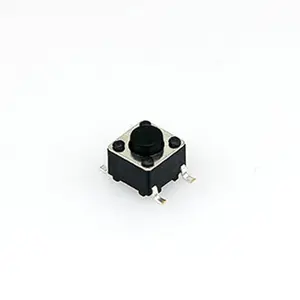 1bags=1000pcs 6*6*4.5H 12v mini tact switch Momentary Tactile Tact Switch 6x6mm Push Button Switch