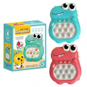 2023 New Fast Push <b>Game</b> Popit Light up <b>Electronic</b> Bubble Pop Puzzle Handheld <b>Game</b> Machine Led Toys Popit for Kids - Product Image 1