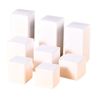 Boîte cadeau non toxique, boîte en papier pliable blanche moderne, épaissie, recyclée, écologique, emballage personnalisé pour petits articles