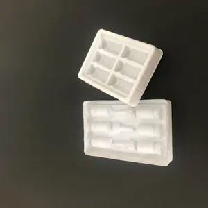 Packaging Tray Thermoformed PET Plastic Blister Packing Clamshell Tray White Insert Tray For Hardware