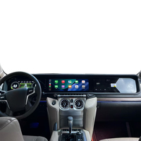 ZWNAV Pantalla Triple de 36.9 Pulgadas para Toyota Land Cruiser LC200 2008-2015, Actualización LC500, Radio para Auto Android 14, Carplay, DSP, GPS, 4G/WiFi, OEM