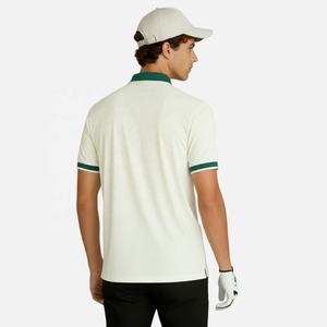 उच्च गुणवत्ता वाले कस्टम पोलोशर्ट पुरुषों रिब-कॉलर वर्दी कढ़ाई लोगो सादे गोल्फ शर्ट खाली पुरुषों पोलो टी-शर्ट - Product Image 2