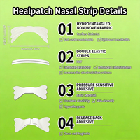 Patch nasal transparent anti-ronflement en forme de papillon, best-seller Amazon 2026