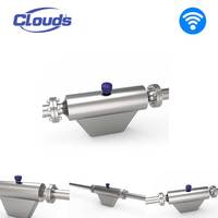 Medidor de Flujo Másico Coriolis Inalámbrico Inteligente Clouds, Conectividad 4G NB-IoT LoRA, Gestión de Datos Basada en la Nube, Control Remoto, IP65