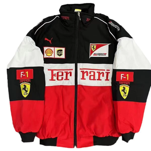 2024 High-quality Full Body Embroidered Pattern <strong>Jacket</strong>, Soft and Casual F1 Retro Warm Quilted <strong>Jacket</strong>, <strong>Formula</strong> Racing <strong>Jacket</strong> - Product Image 4