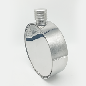 Gourde à vin ronde en acier inoxydable 1,25 L 0,75 L, qualité alimentaire, gourde de hanche portable - Product Image 4