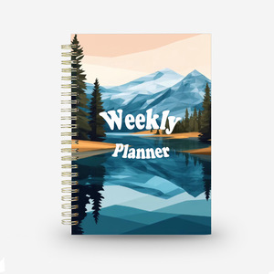 Agenda Semanal 2025 con Espiral, Personalizable con Logotipo, Cuaderno y Diario Personalizado, Modelo A277 CN - Product Image 1
