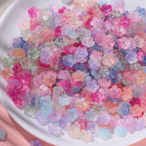 Crystal Flower Beads Glass Loose Spacer For Jewelry Making DIY <b>Bracelet</b> Earring Accessory Material Wholesale AC4678 - Product Image 3