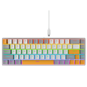 Clavier mécanique à couleurs mélangées RVB <span class=keywords><strong>K68</strong></span> personnalisé clavier d'ordinateur de jeu d'affaires USB pour bureau - Product Image 2