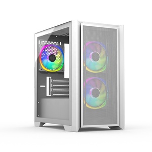 TG Glass Matx <span class=keywords><strong>Pc</strong></span> <span class=keywords><strong>Gamer</strong></span> case SPCC 0.5mm Micro-atx Game case 4 PCI Slots Gaming Computer case & Towers - Product Image 5