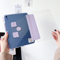 Étui en acrylique cristallin coloré pour iPad 10e génération 10,9 pouces (2022) iPad (A16) 11e génération 11 pouces (2025) avec emplacement pour stylet