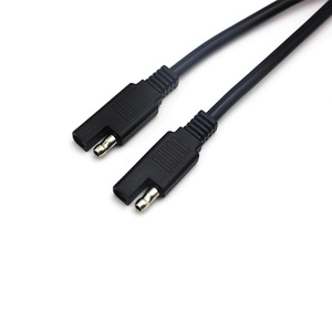 18AWG 구리 SAE 2 핀 2 코어 12V 연장 케이블 자동차 및 태양 전지판 사용을위한 빠른 분리 플러그 - Product Image 2