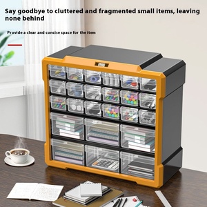 Nhật Bản Vuông Chia Bộ Phận Lưu Trữ Hộp Nhựa Phần Cứng Hộp Công Cụ Ngăn Kéo Loại Công Cụ Bộ Phận Lưu Trữ Tổ Chức Hộp - Product Image 2