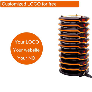 Receptor de Llamadas Inalámbrico CRONY CTP106 Naranja Resistente <span class=keywords><strong>al</strong></span> Agua para Restaurantes, Cafeterías y Hoteles - Alcance Inalámbrico de 800m - Product Image 6