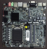 Placa base Mini ITX H61 H81 H110 Lga1155 1150 1151 con placa base de factor pequeño LVDS de 12V CC