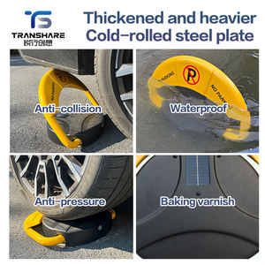 Barreras automáticas para estacionamientos, bloqueadores de estacionamiento reforzados, barrera de control de acceso para vehículos sin estacionamiento permitido - Product Image 4