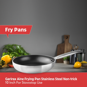 Padella antiaderente Garinox Aine in acciaio inox da 10 pollici per uso su piano cottura - Product Image 3