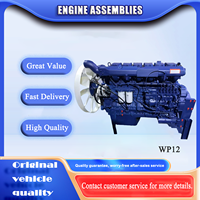 Ensemble moteur neuf 371 ch 375 ch modèle WD10 WD615 pour camion benne Sinotruk HOWO
