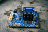 Carte mère OEM RK3128 Quad Core Cortex-A7 à prix d'usine, DDR3 double canal, carte embarquée