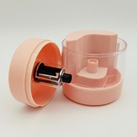 Taille-crayon électrique USB automatique moderne mini portable en gros pour le bureau, l'école et les étudiants, papeterie rose