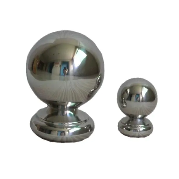 De acero inoxidable esfera para pasamanos para escaleras parte bola de acero inoxidable accesorios decorativos