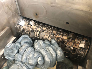 Tự động công nghiệp Shredder Máy Nghiền Máy Trục Đơn Lớn HDPE PE PP cục PVC PE mới cho băm nhỏ ống nhựa - Product Image 3