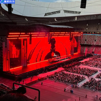 Location d'écran LED pour scène extérieure, panneau d'affichage vidéo pour concert et événement, P3.91 P4.81 500x500mm