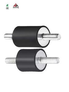 แผ่นรองกันกระแทกยางสีดำแบบ VV พร้อมลวดคู่ภายนอก สำหรับมอเตอร์ทรงกระบอก  ตัวกันกระแทกแบบสกรู  ตัวกันกระแทกสำหรับมอเตอร์อุตสาหกรรม - Product Image 3