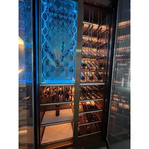Honeycomb Design Wine Cabinet Customize Different Partitions like drawers/pull-out shelves/inversions/flat lays/tilted etc.
