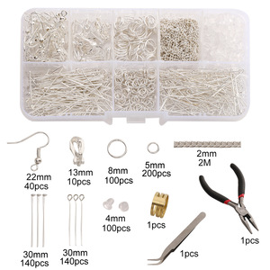 Alat manik-manik buatan tangan, untuk perhiasan DIY termasuk anting-anting kait telinga gelang kalung-temuan & Komponen - Product Image 1