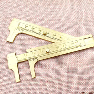 Digitale Schuifmaat Meetinstrument Paquimetro Pocket 80Mm Mini Messing Sliding <span class=keywords><strong>Vernier</strong></span> Calip Micrometer Meten Maken Kit - Product Image 4