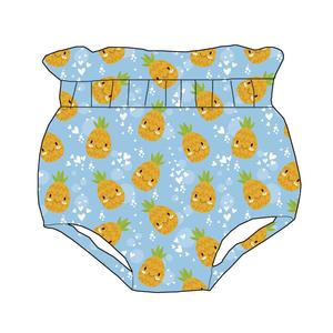 Pantalones Cortos con Volantes y Estampado Floral de Mariposas Rosas para Niñas de 8 Años - Product Image 2